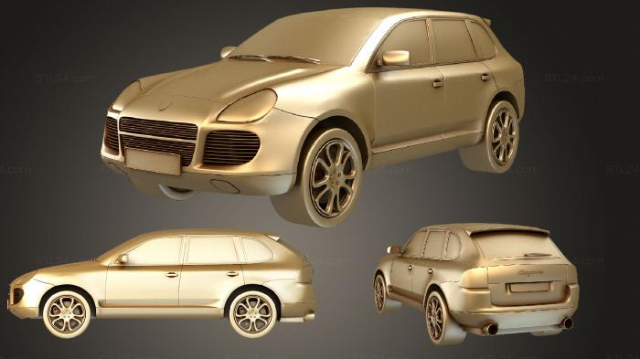 Автомобили и транспорт (Porsche Cayenne, CARS_3159) 3D модель для ЧПУ станка